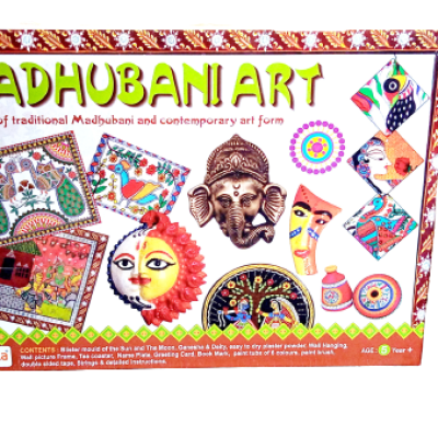 Traditional And Contemporary Madhubani Art Set, Multi Color