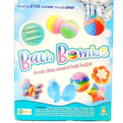 Ekta Toys Bath Bombs| Create fizzy scented bath bombs | For Kids Age Up To 8Year