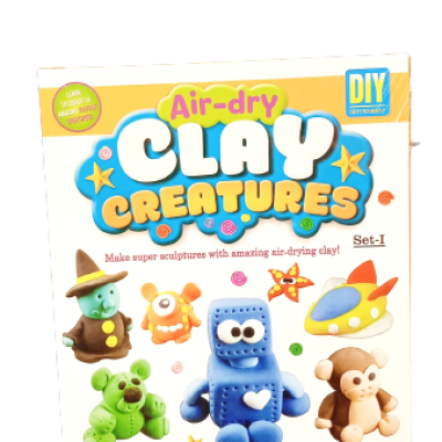 Ekta Air Dry Clay Creatures -Make Super sculptures with amazing Air- Dry Clay Age Up To 7Year