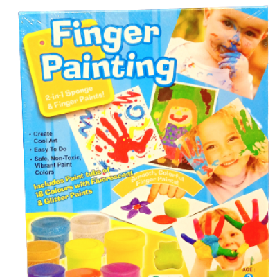 Finger Painting Senior With 18 Colors For Boys & Girls